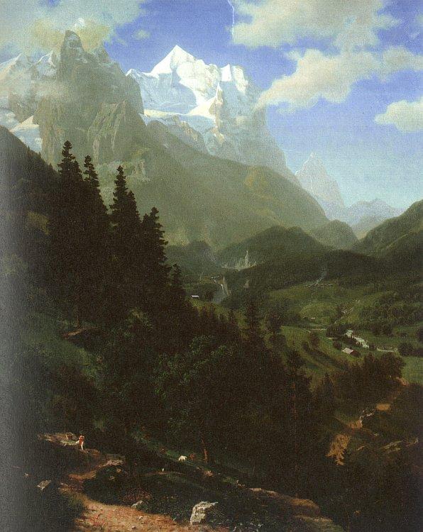 Bierstadt, Albert The Wetterhorn